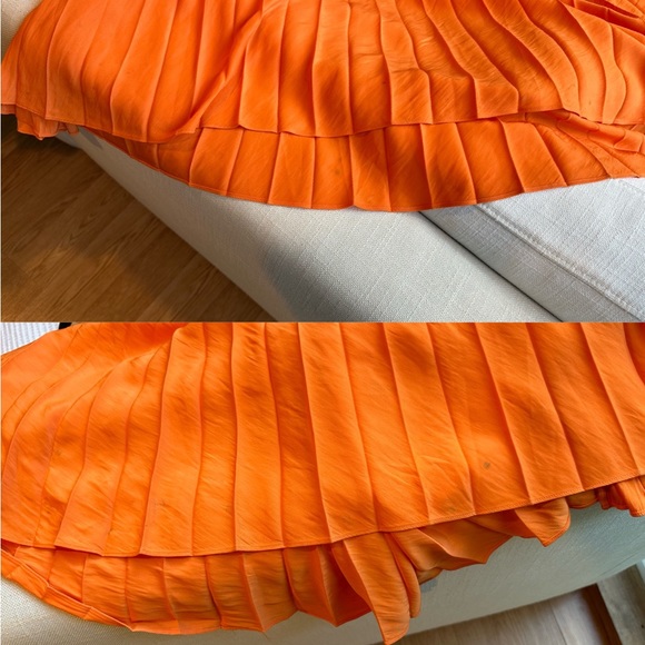 A.L.C. Delfina Dress in Citrus Orange in Size 2 - Picture 16 of 16